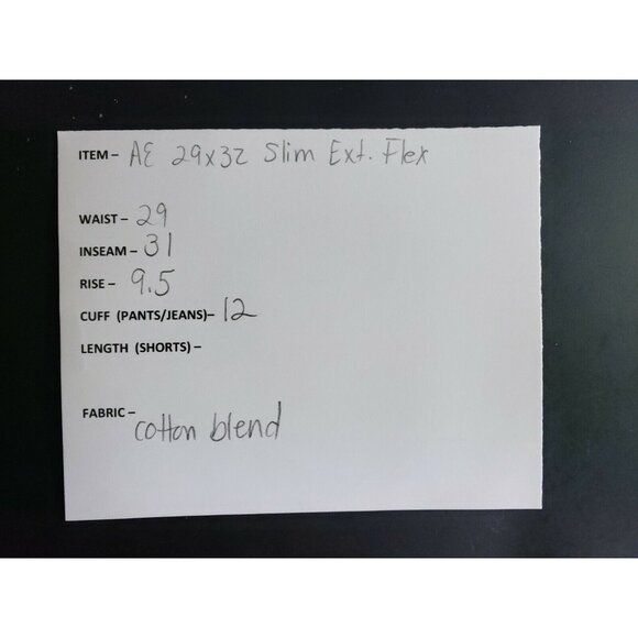 American Eagle Jeans Men's Size 29/32 Slim Extreme Flex Dark - Picture 6 of 7